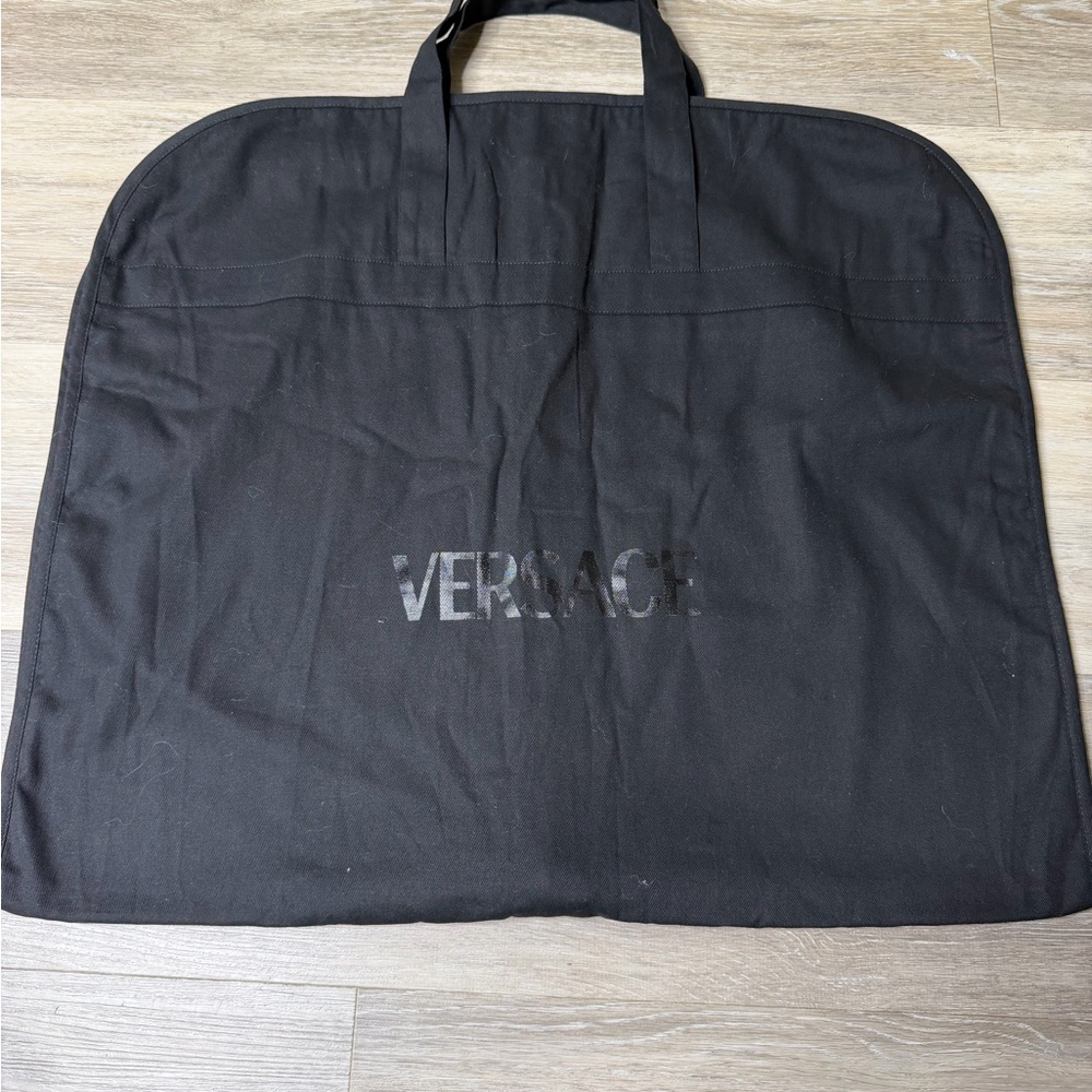 Versace Black Garment Bag with Top Handles